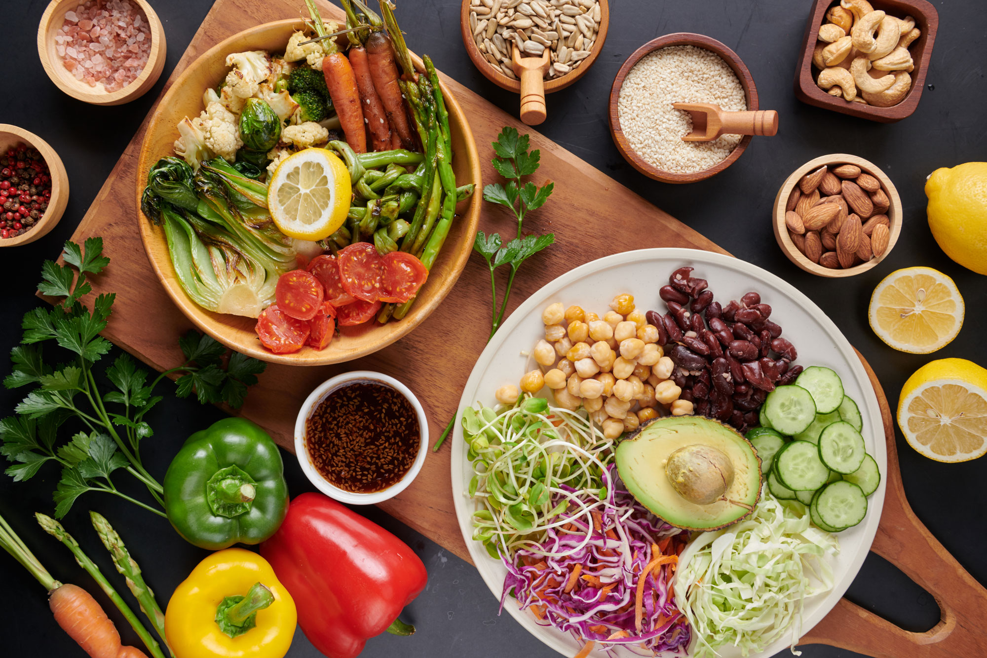 Assiette nutrition équilibrée repas escape work
